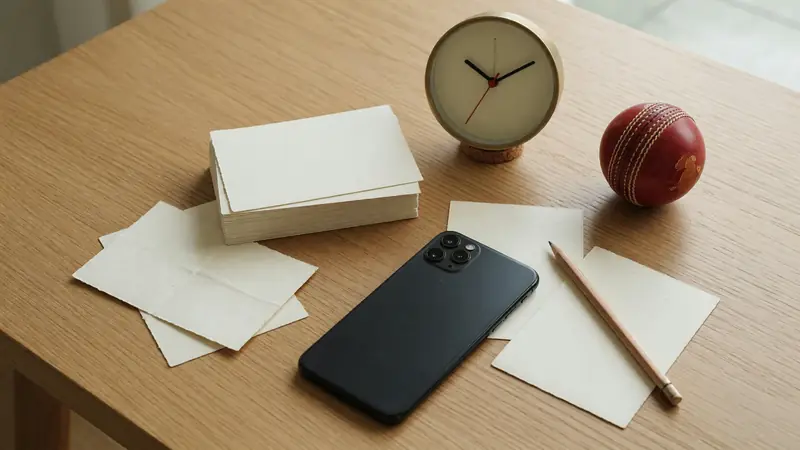Documenting an issue with notes and device nearby