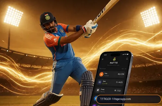 11tiger (11tiger app download play store) fantasy cricket & matchday visual 1